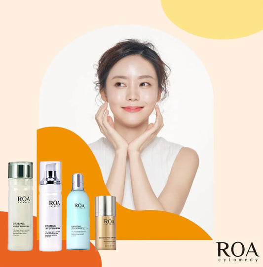 Collagen 3-Step Skincare Set +  Collagen Sparkling Water Gel ROA